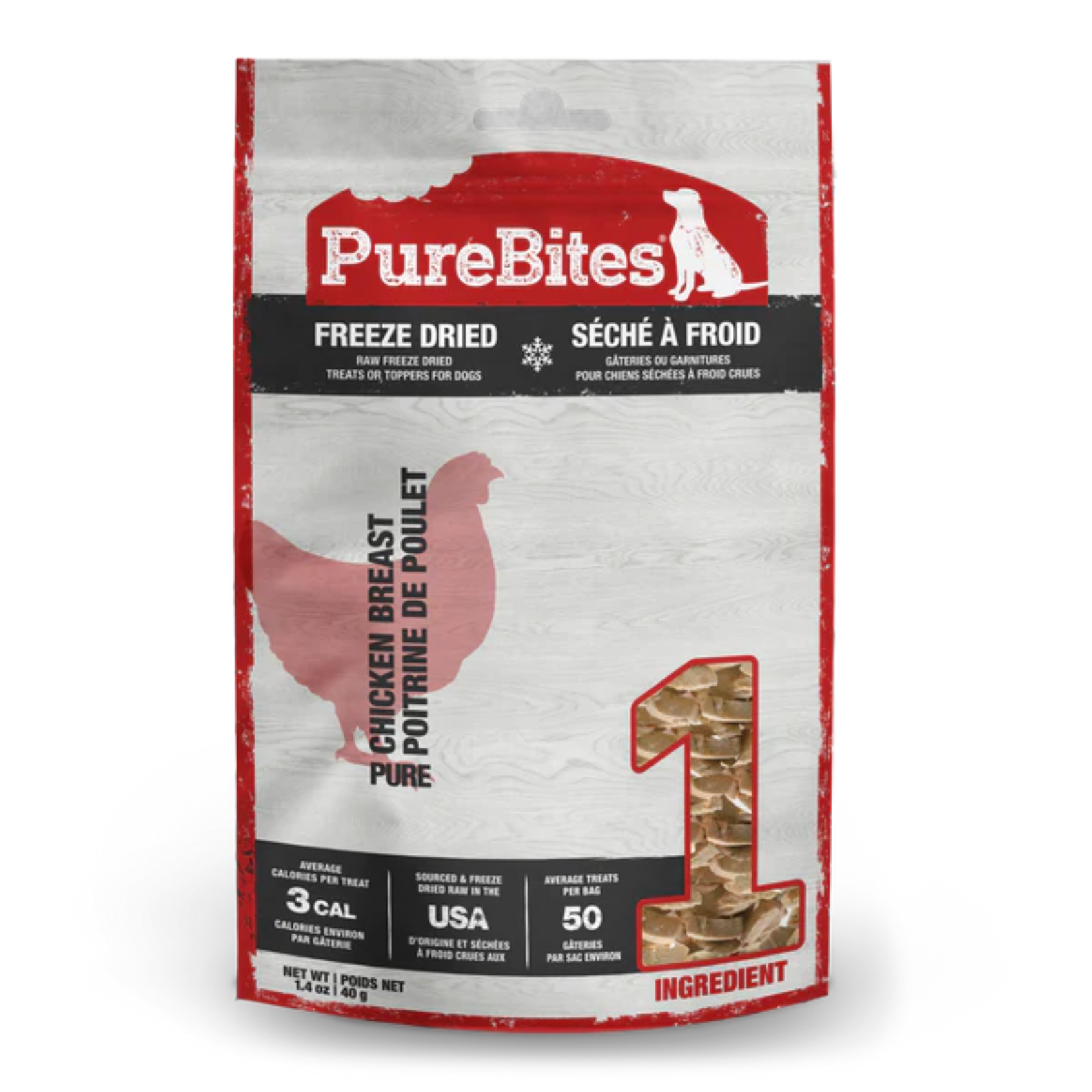 PureBites Chicken Freeze Dried Dog Treats