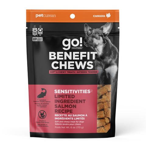 Go! Solutions Benefit Chews Sensitivities LID Dog Treats