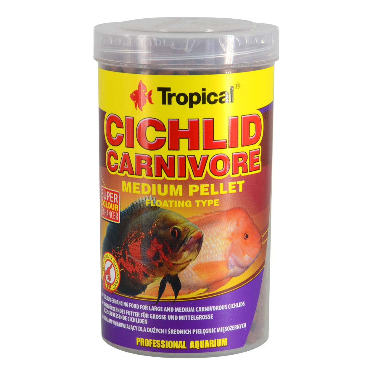 Tropical Cichlid Carnivore Medium Pellet - Floating