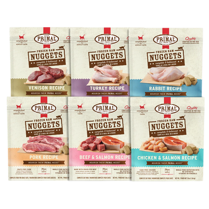 Primal Frozen Raw Nuggets | Raw Cat Food