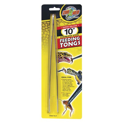 Zoo Med Super Deluxe Stainless Steel Feeding Tongs