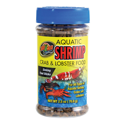 Zoo Med Aquatic Shrimp, Crab & Lobster Food - 2.5 oz
