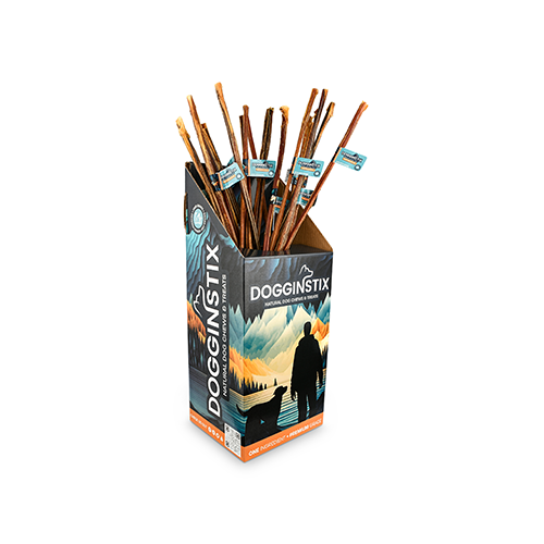 Dogginstix Odour-Free Bully Stick Cane (30-32″)