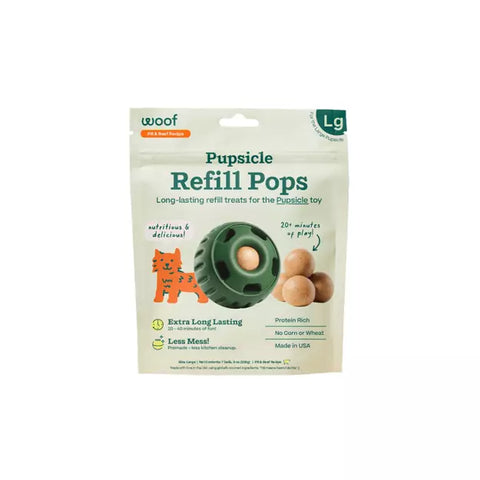 Woof Pupsicle Refill Pops | Beef