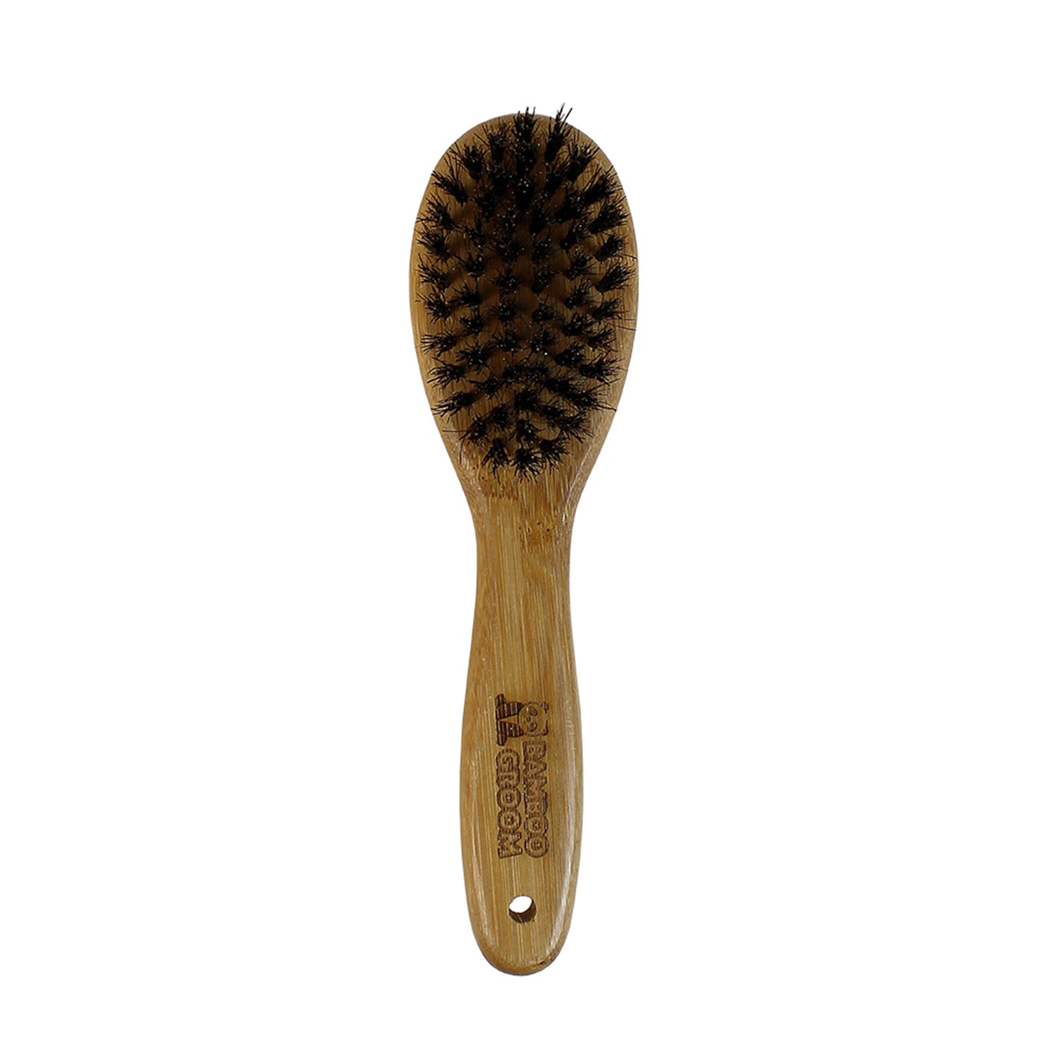 Bamboo Groom Oval Bristle Brush