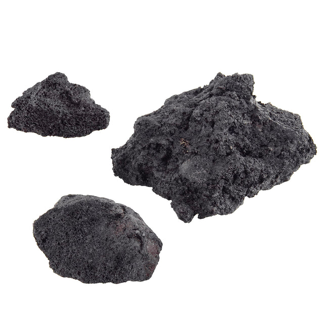 Feller Stone Magic Black Lava Rock - Per Pound