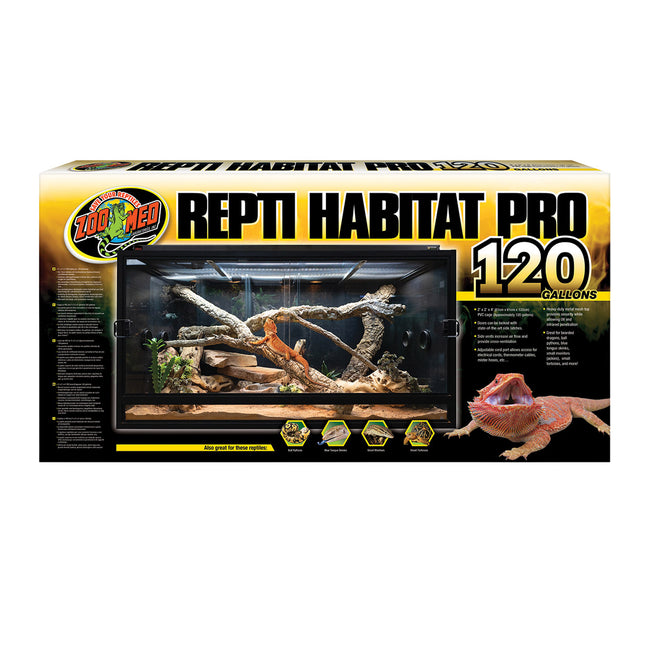 Zoo Med Repti Habitat Pro 120 - PVC 24x24x48 (120 gal.) w/ Glass Door