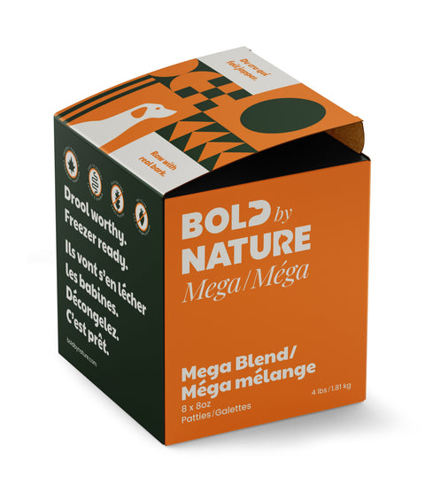 Bold by Nature Mega Blend | Raw Dog Food