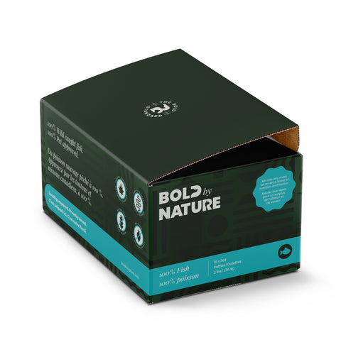 Bold by Nature Raw Fish Toppers for Dogs & Cats