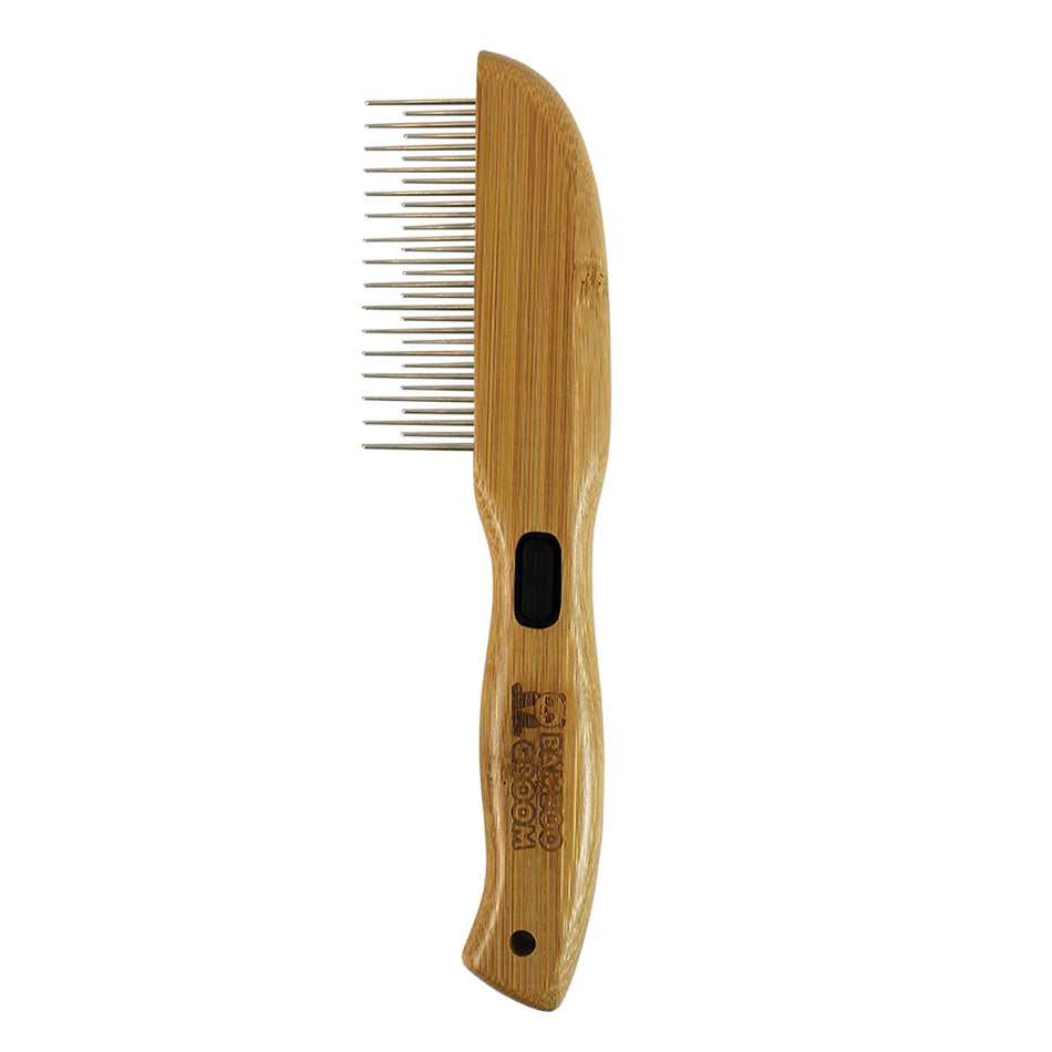 Bamboo Groom Rotating Pin Comb