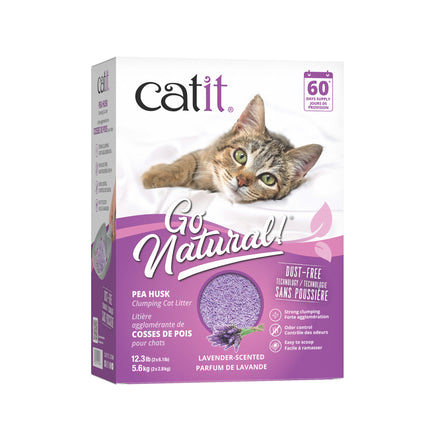 Catit Go Natural! Pea Husk Clumping Cat Litter 5.6 kg (12.3 lbs) Box