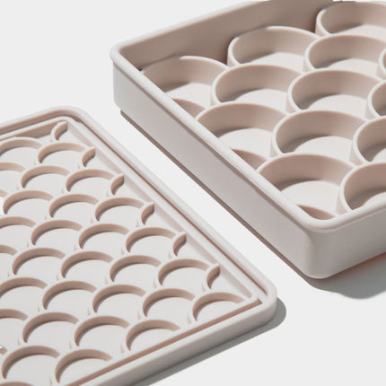 dogged 3-in-1 fish scale slow feeder bowl