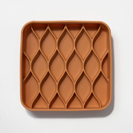 dogged argyle slow feeder bowl
