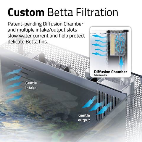 Fluval Betta Premium Aquarium Kit, 22.7 L (6 US Gal)