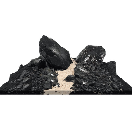 Fluval Black Basalt Aquascaper Natural Rock & Sand Décor - Nano Set - 11 kg (24 lb)