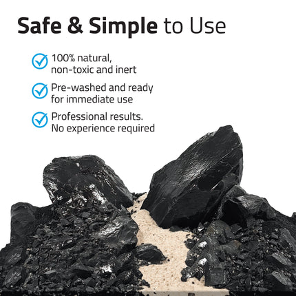 Fluval Black Basalt Aquascaper Natural Rock & Sand Décor - Mega Set - 21 kg (46 lb)