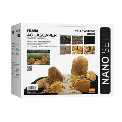 Fluval Yellowstone Aquascaper Natural Rock & Sand Décor - Nano Set - 11 kg (24 lb)
