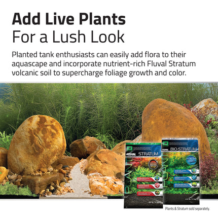 Fluval Yellowstone Aquascaper Natural Rock & Sand Décor - Mega Set - 21 kg (46 lb)