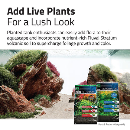 Fluval Red Rock Aquascaper Natural Rock & Sand Décor - Nano Set - 11 kg (24 lb)