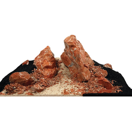 Fluval Red Rock Aquascaper Natural Rock & Sand Décor - Nano Set - 11 kg (24 lb)