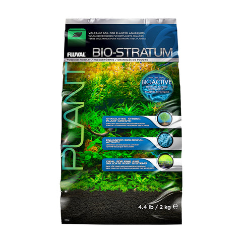 Fluval Bio-Stratum Volcanic Aquarium Soil - Fine