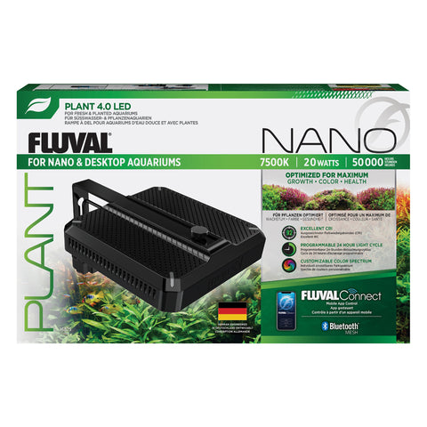 Fluval Plant 4.0 Nano LED | Nano & Desktop Aquariums - 20W 5.7x5.7"