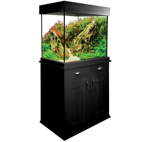 Fluval Shaker Aquarium Set - 168 L (44 US Gal) Black Oak