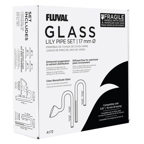 Fluval Glass Lily Pipe Set - 17 mm