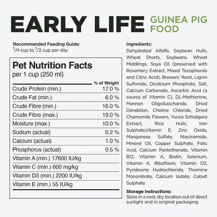 Stoter Farm Early Life Guinea Pig Food