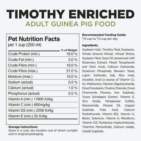 Stoter Farm Timothy Enriched Guinea Pig Food
