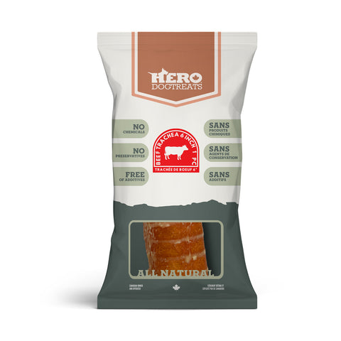 Hero Dehydrated Beef Trachea - 6"