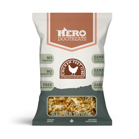 Hero Dehydrated Chicken Feet - 114 g