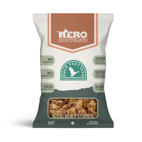 Hero Dehydrated Duck Feet - 125 g