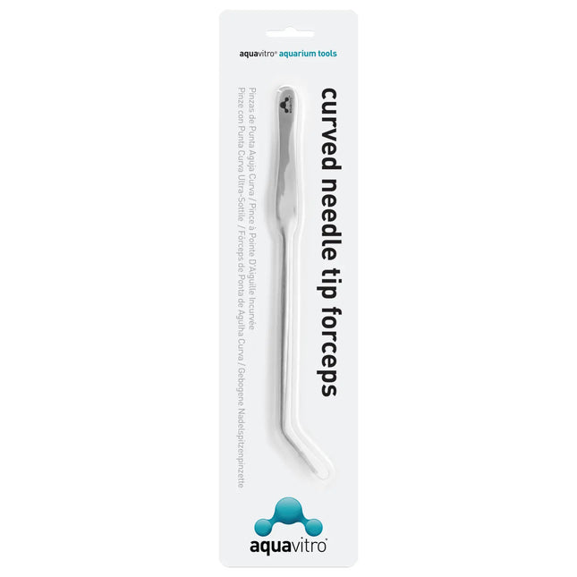 aquavitro curved needle tip forceps