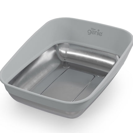 Litter Genie Platinum Litter Pan Stainless Steel