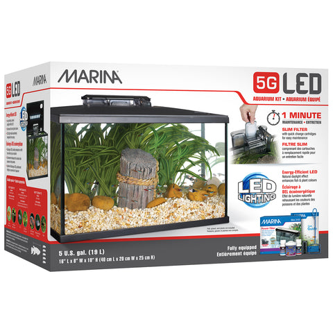 Marina 5G (5 Gal.) LED Aquarium Kit