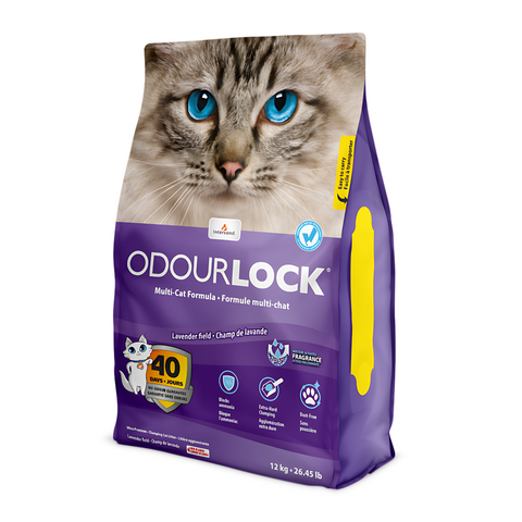 OdourLock Ultra Premium Lavender Clumping Cat Litter