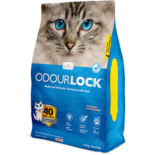OdourLock Ultra Premium Clumping Cat Litter - Unscented