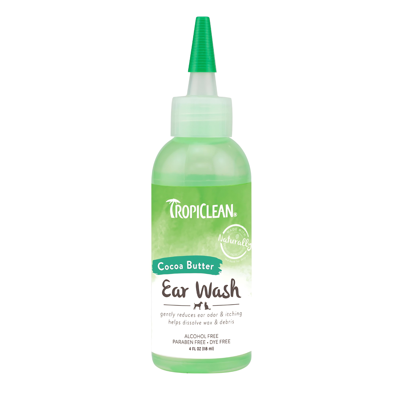 Tropiclean Alcohol Free Ear Wash for Pets - 4 oz