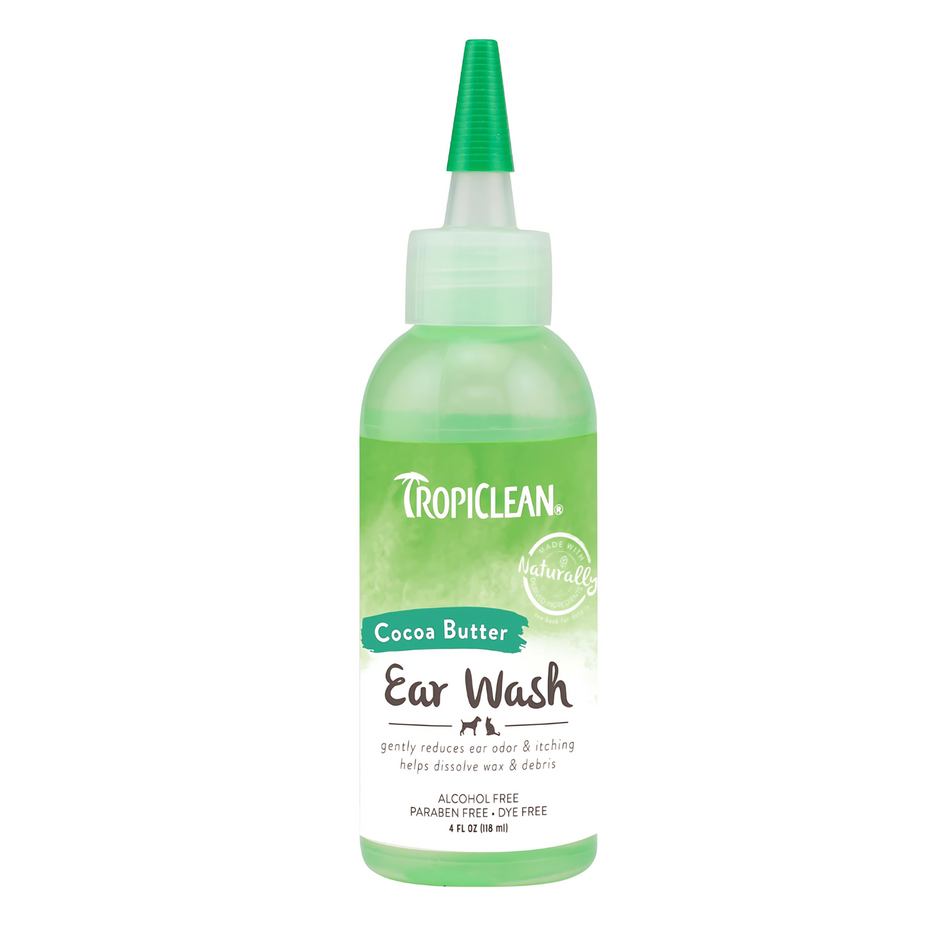 TropiClean Alcohol Free Ear Wash for Pets - 4 oz