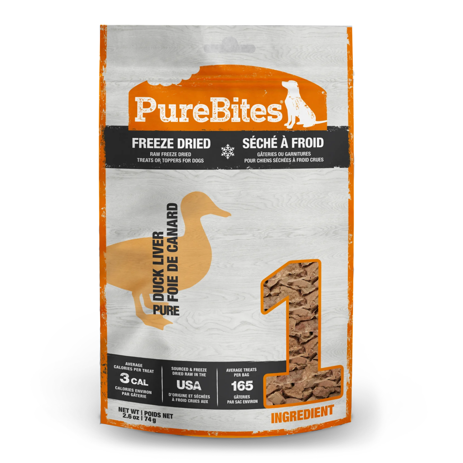 PureBites Duck Freeze Dried Dog Treats