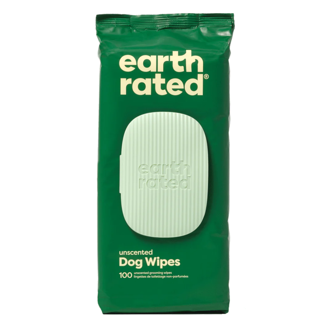 Earth Rated Plant-Based Grooming Wipes