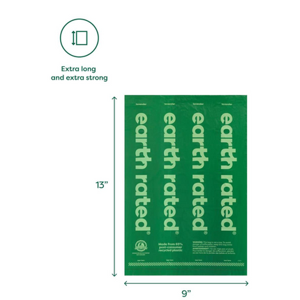 Earth Rated Unscented Poop Bag Refills