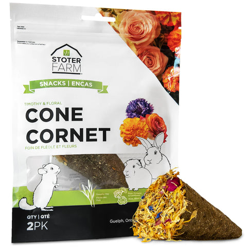 Stoter Farm Timothy & Floral Cone Snacks