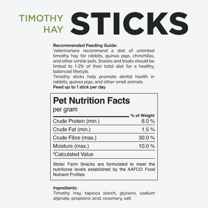 Stoter Farm Timothy Stick Snacks