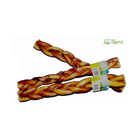 Nature's Own Triple Braided Bully Stick (12 inch / 30cm)