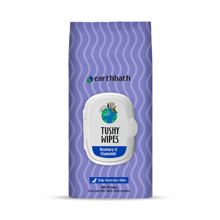 earthbath Tushy Wipes - 100-count