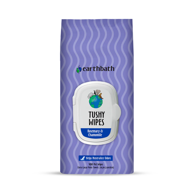 earthbath Tushy Wipes - 100-count