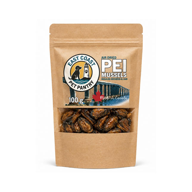 East Coast Pet Pantry Air Dried PEI Mussels Treats