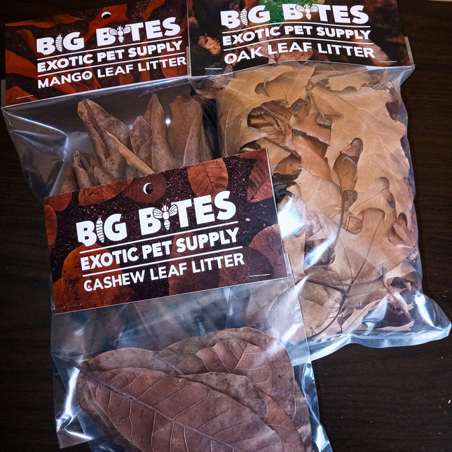 Big Bites Oak Leaf Litter - 1oz